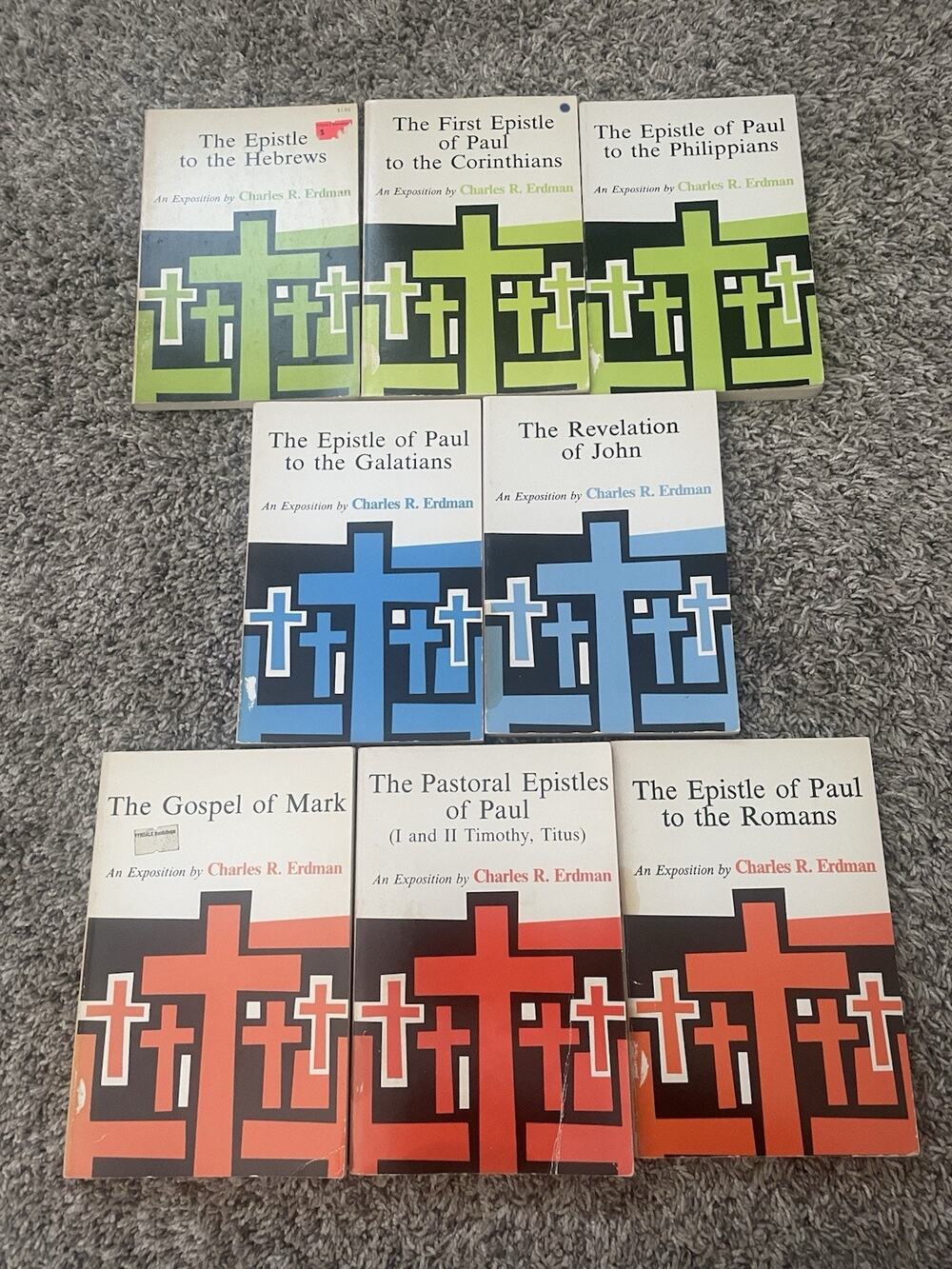 Charles R. Erdman Commentaries on the New Testament Books Set Lot of 8 PB 1979